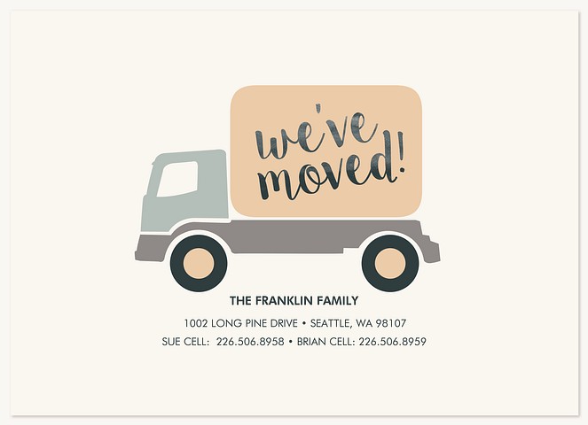 Moving Truck Moving Announcements