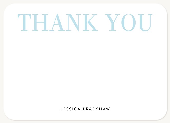 Bold Scholar Thank You Cards