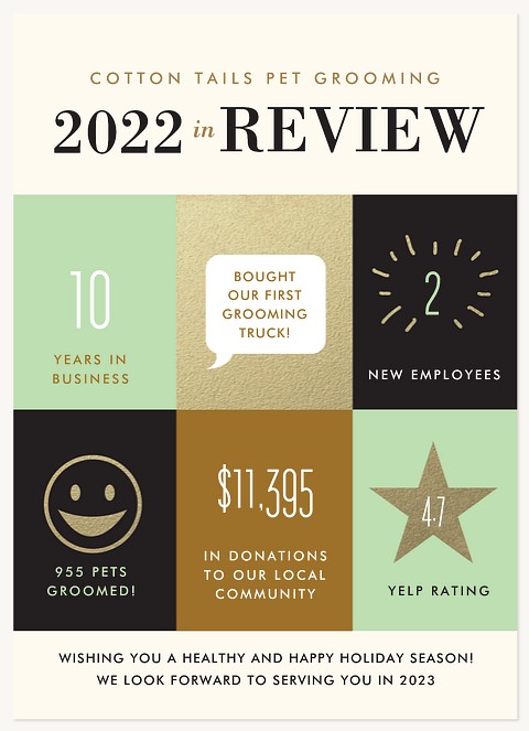Successful Year Business Holiday Cards