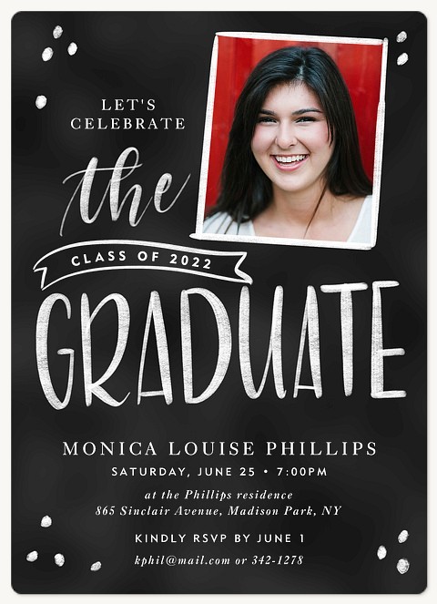 Chalk Banner Graduation Cards