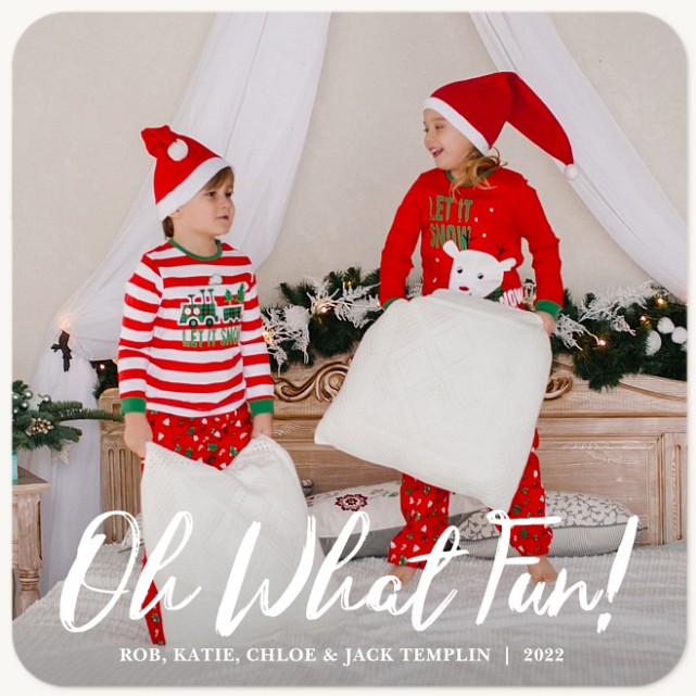 Oh What Fun Personalized Holiday Cards
