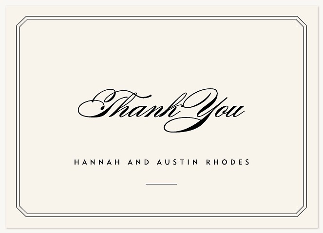 Center Stage Thank You Cards