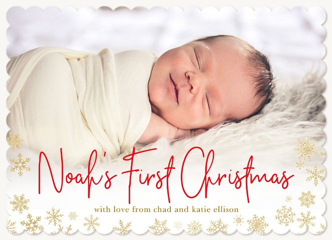Baby's First Christmas Baby's First Holiday Cards