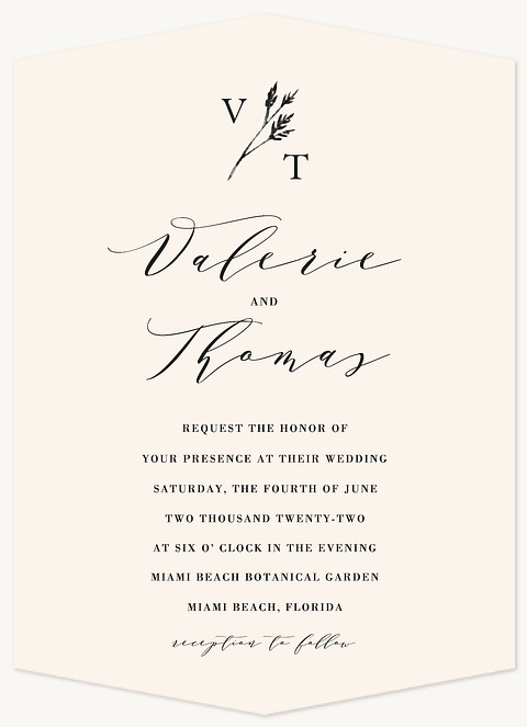 Poetic Wedding Invitations