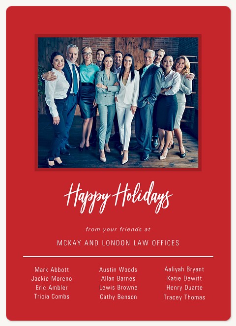 From All Of Us Business Holiday Cards