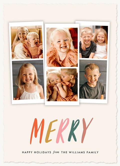 Merry Snaps Personalized Holiday Cards