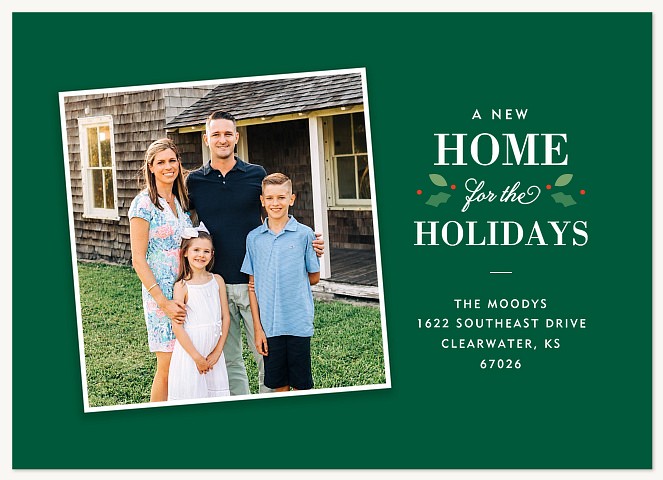Happy Home Personalized Holiday Cards