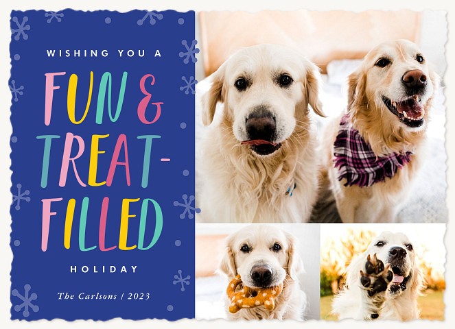 Treat-Filled Personalized Holiday Cards