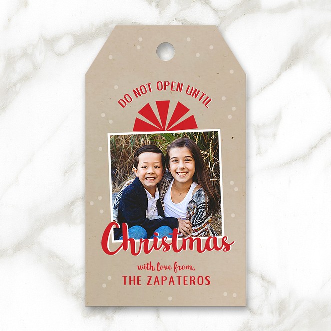 Special Delivery Custom Gift Tags