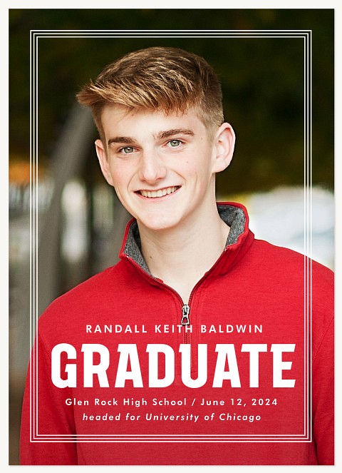 In Frame Graduation Cards