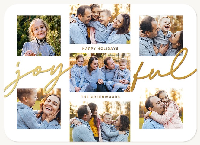 Joyful Gallery Personalized Holiday Cards