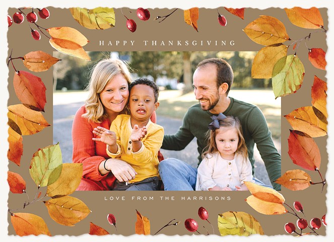 Fall Foliage Thanksgiving Cards