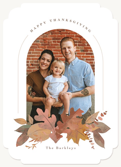 Arched Appreciation Thanksgiving Cards