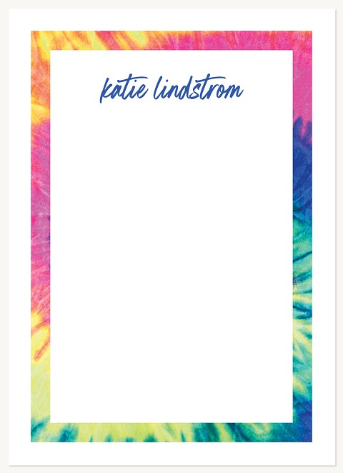 Tie Dye Trim Stationery