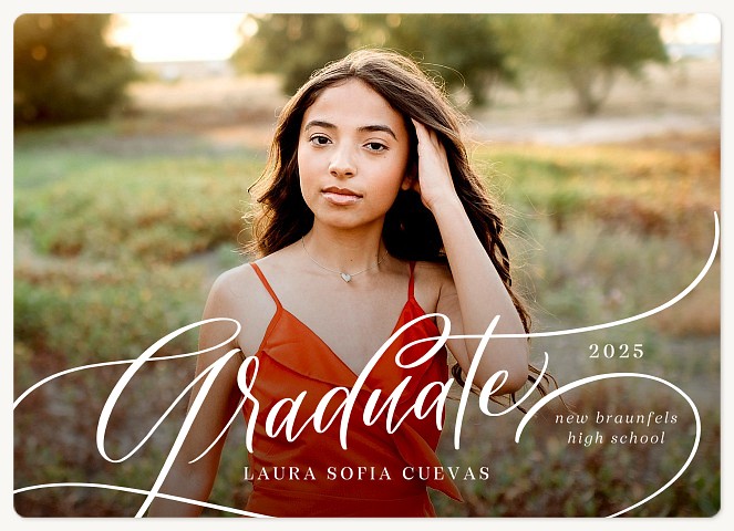 Exquisite Lettering Graduation Cards