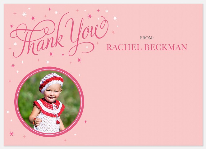 Princess Star Thank You Cards 