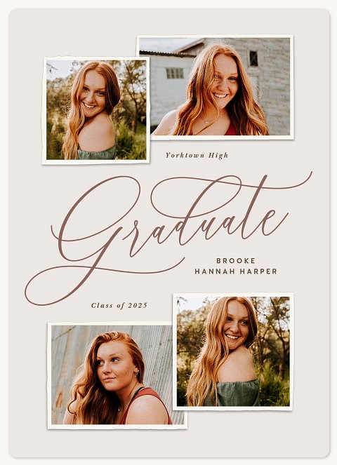 Quartet Collage Graduation Cards