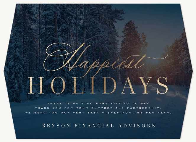 Snowscape Business Holiday Cards