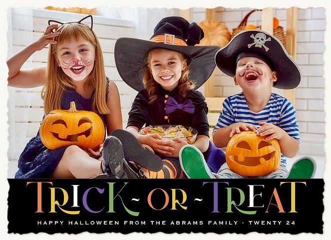 Trick-or-Treat Halloween Cards