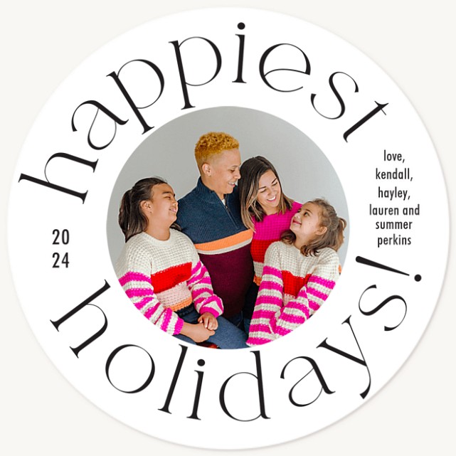 Surrounded By Joy Personalized Holiday Cards