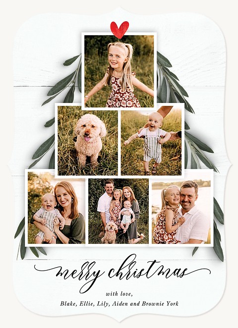 Cozy Collage Personalized Holiday Cards