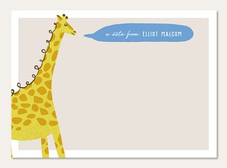 Giraffe Greeting