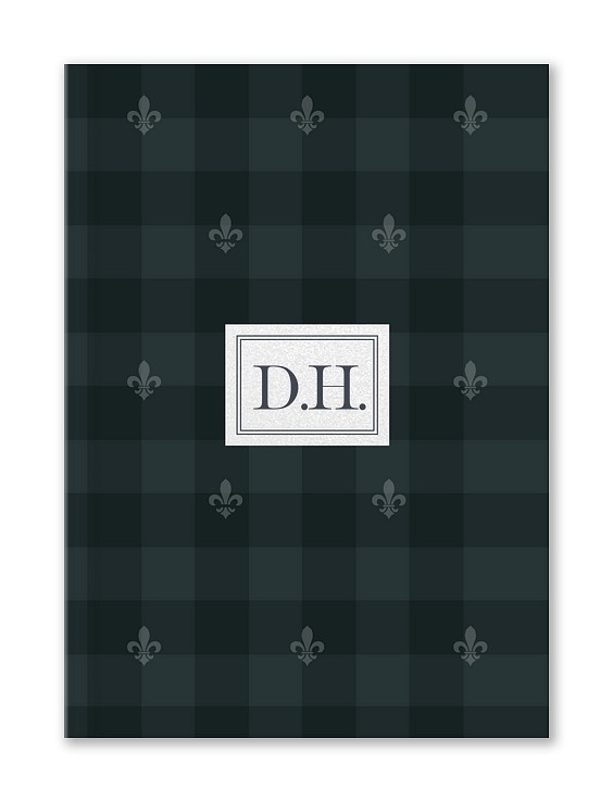 Fleur De Lis Custom Hardcover Journals