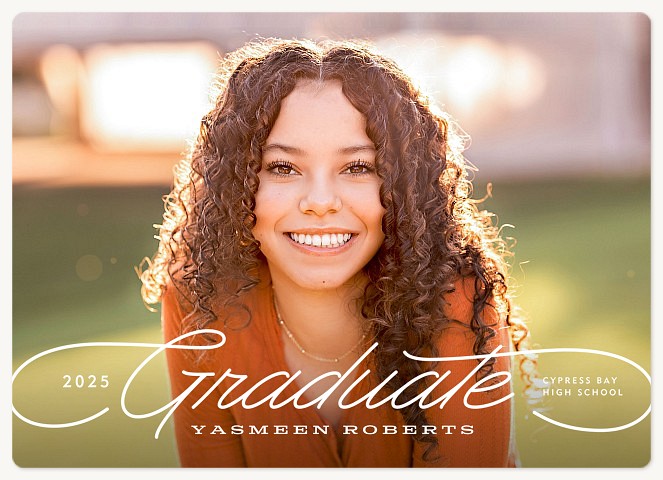 Monoline Lettering Graduation Cards