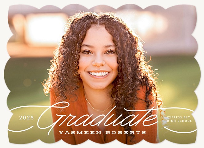 Monoline Lettering Graduation Cards