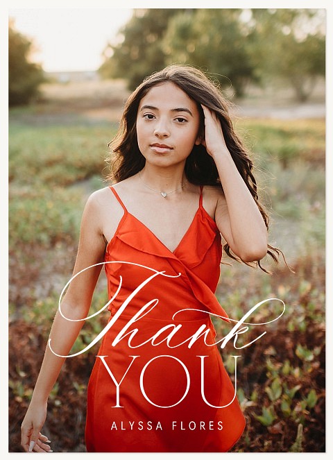 Scripted Sentiment Thank You Cards 