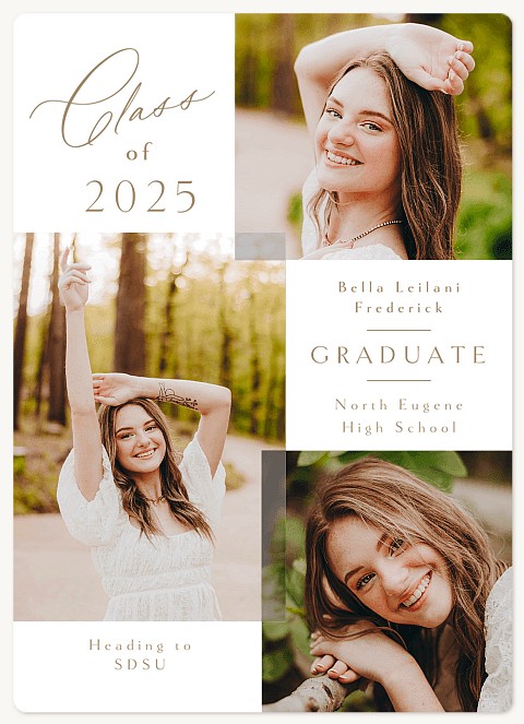 Transparent Collage Graduation Cards