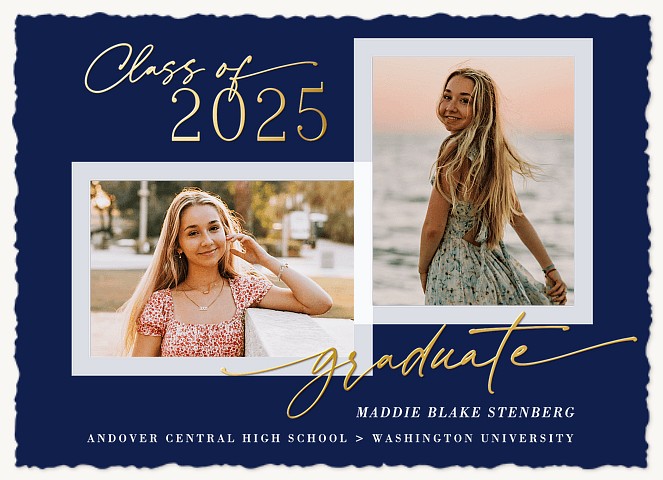 Sheer Duet Graduation Cards