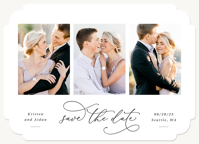 Sweet Trio Save the Date Cards