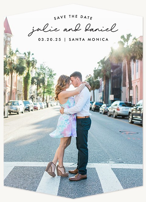 Minimal Arch Save the Date Cards