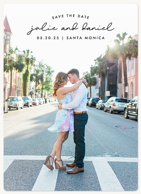 Minimal Arch Save the Date Magnets