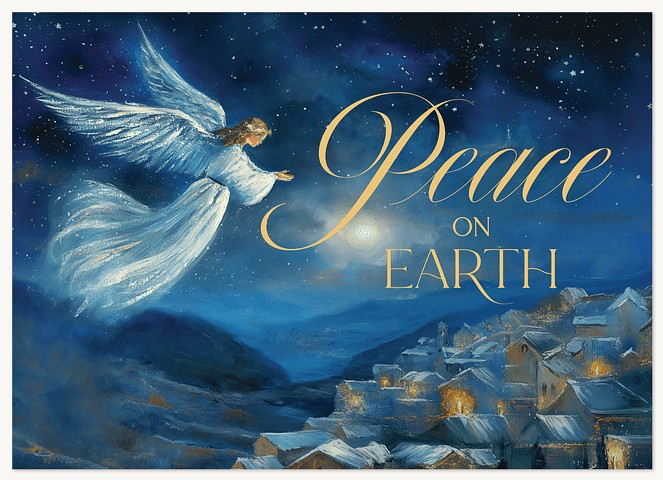 Peace on Earth Business Holiday Cards