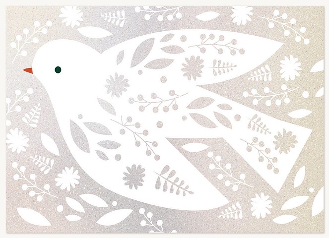 Serene Dove Business Holiday Cards