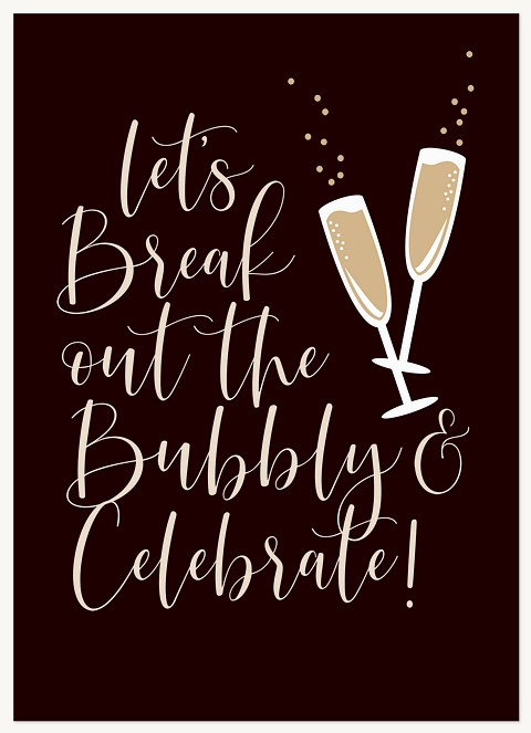 Champagne Cheers Greeting Cards