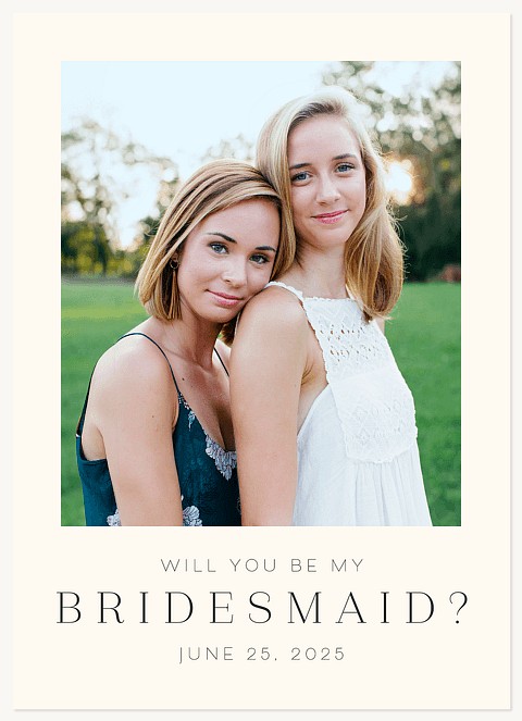 Be My Bridesmaid Greeting Cards