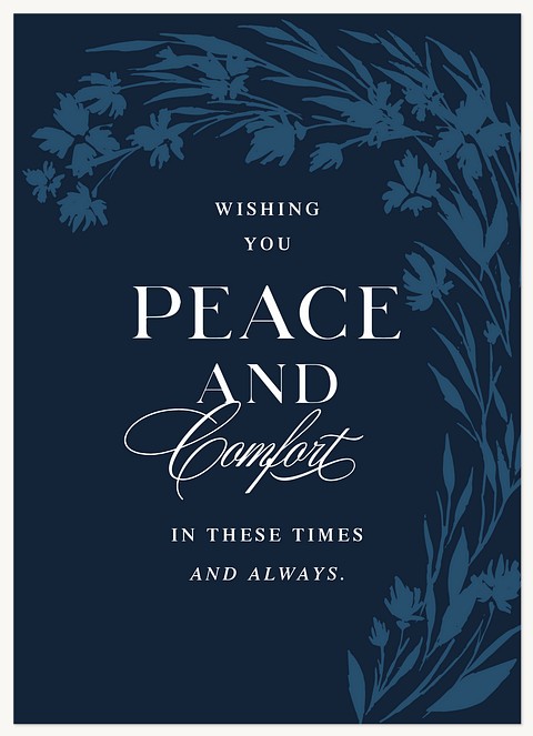 Peace & Comfort Greeting Cards