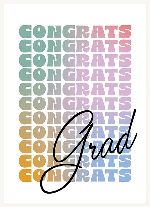 Congrats Repeat Greeting Cards