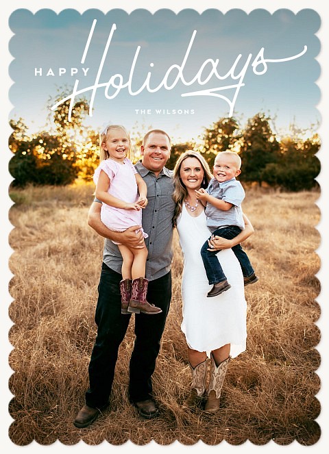 Happily Marked Personalized Holiday Cards