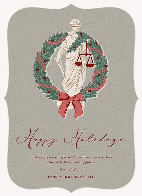 Jovial Justice Business Holiday Cards