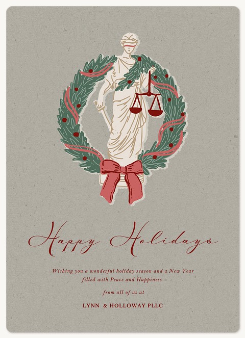 Jovial Justice Holiday & Christmas Magnet Cards