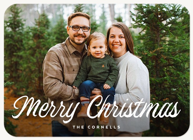 Simply Written Personalized Holiday Cards