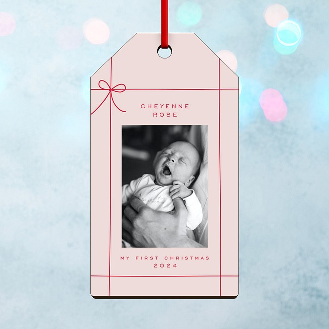 Gift Wrapped Personalized Ornaments