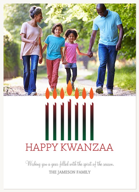 Season's Spirit  Kwanzaa Cards