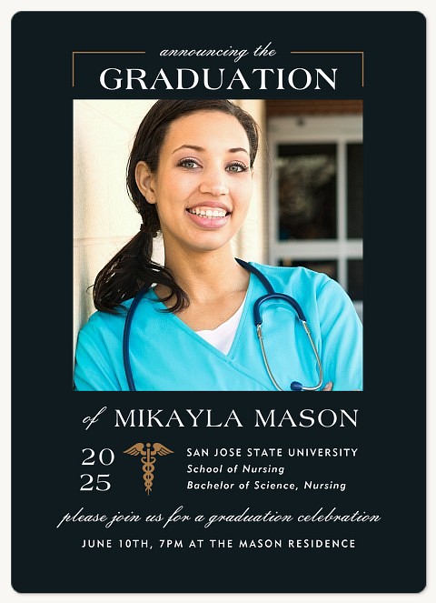 Medical Achievement Graduation Announcements