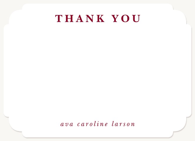 Timeless & True Thank You Cards 