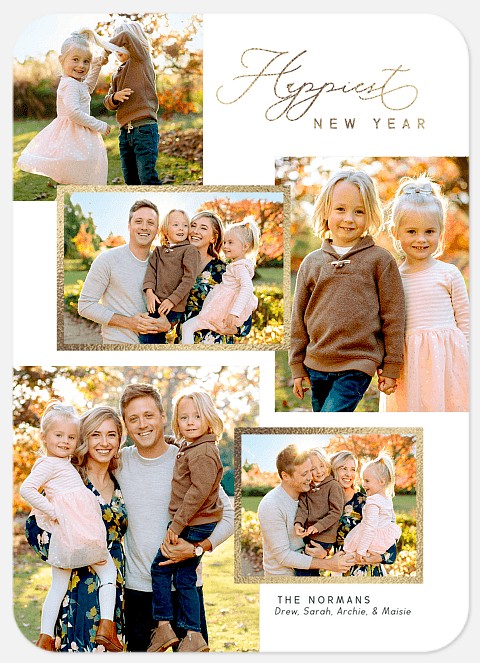 Laid Out Holiday Photo Cards